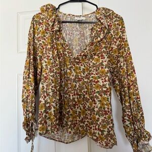 Doen Floral Ansel Blouse in Liberty Fabric